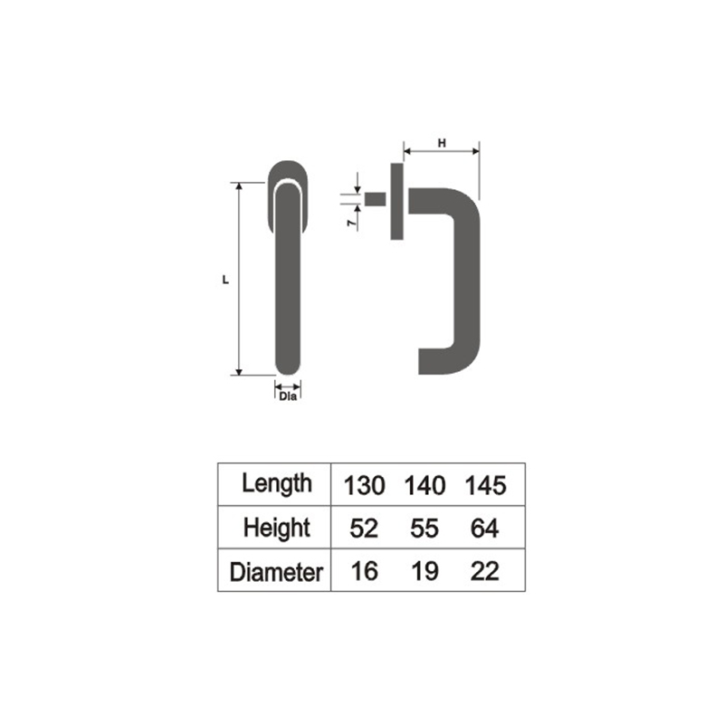 Casement Window Handle