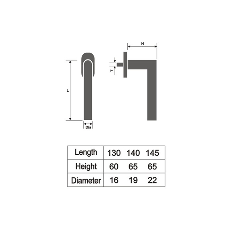Modern Window Handle